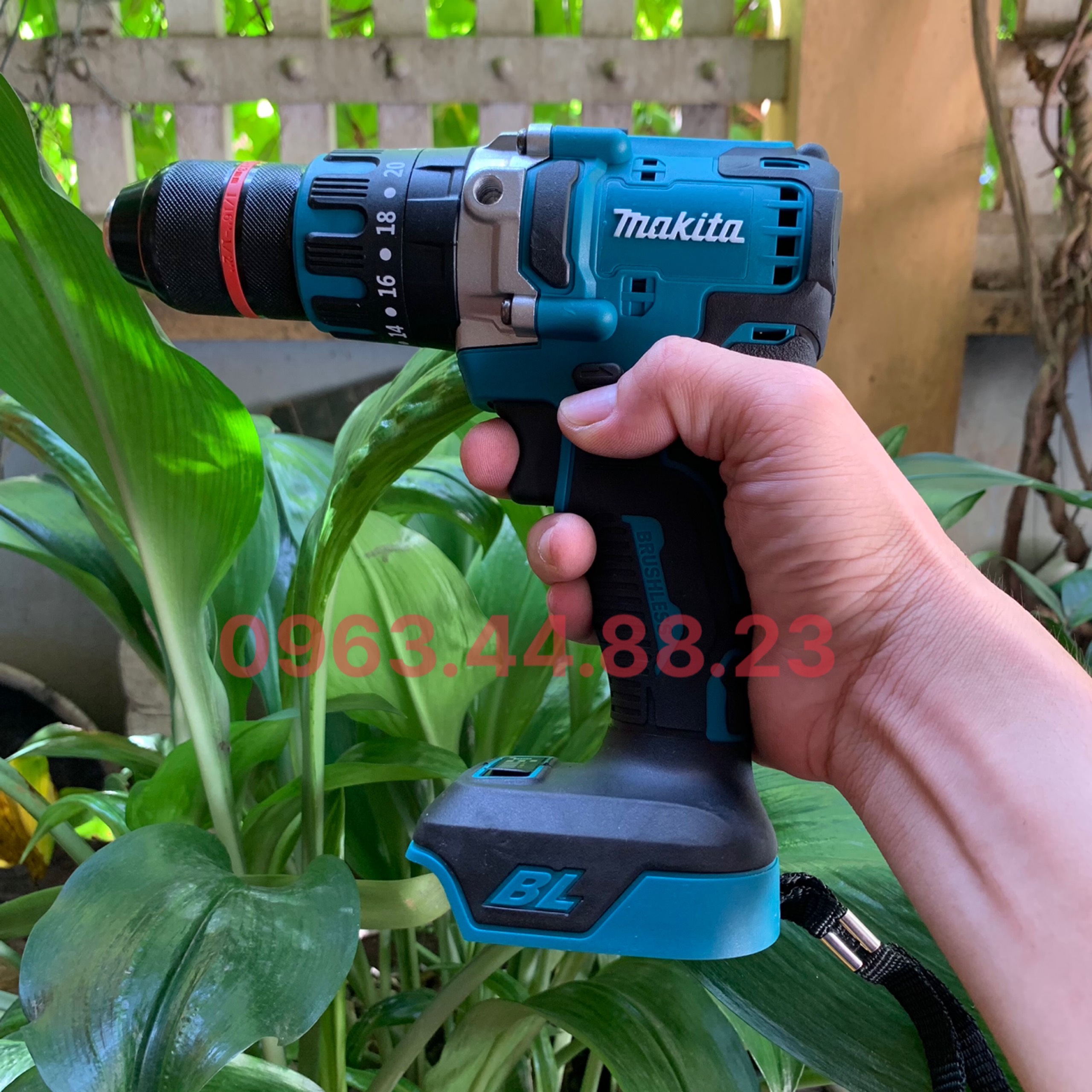 [KHÔNG CHỔI THAN] Thân máy khoan pin Dewalt, Makita, Hitachi 100% dây đồng, 3 chức năng, 20 cấp trượt