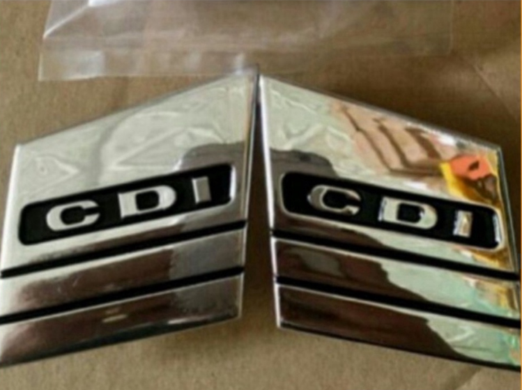 Chữ cdi bắt dải yếm xe dream tem cdi mạ crom lắp cho xe dream các đời - cdi gắn lưỡi trâu dream