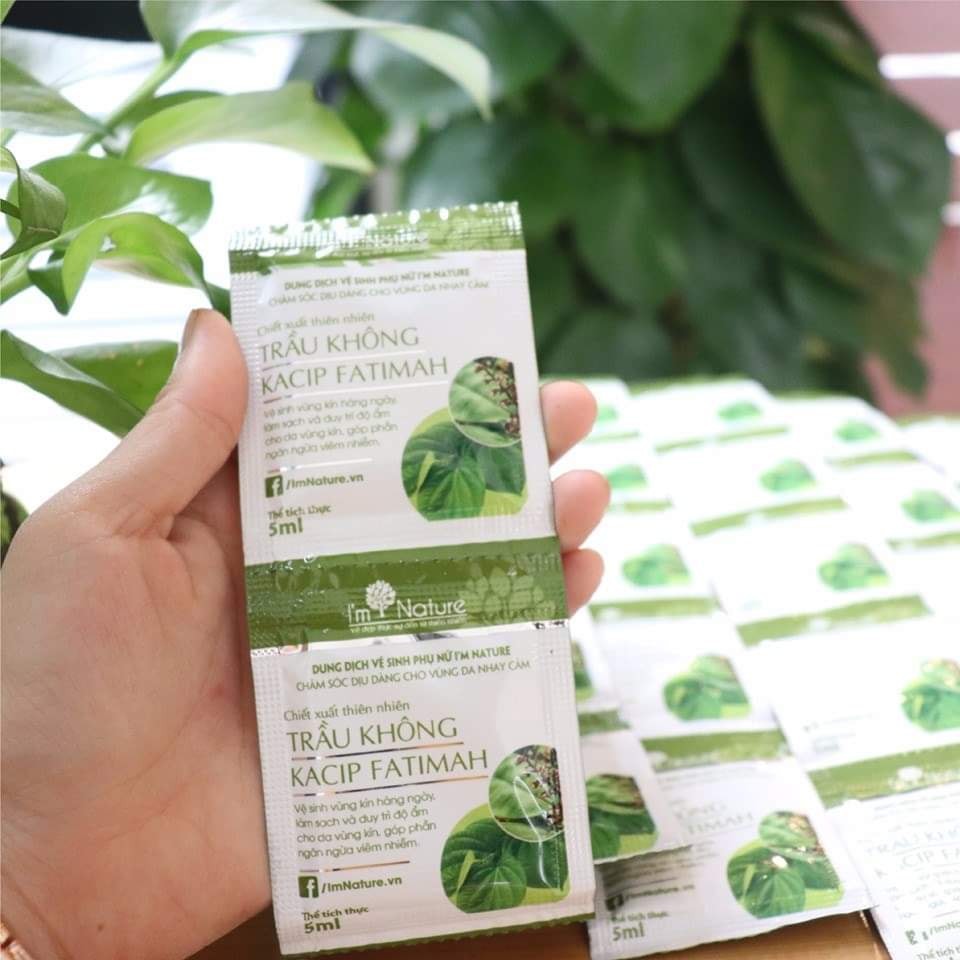 [HCM]Gói Mini Dung Dịch Vệ Sinh Phụ Nữ Lá Trầu Không - Im Nature | MIKHASHOP