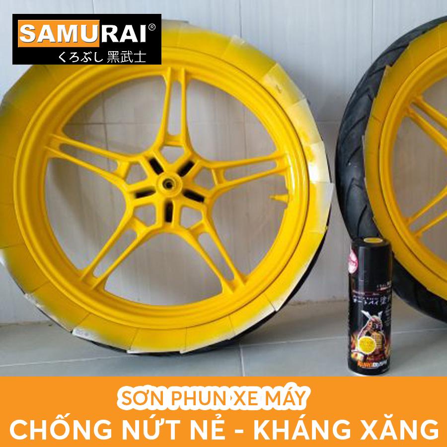 Chai sơn Samurai 108 màu vàng crom