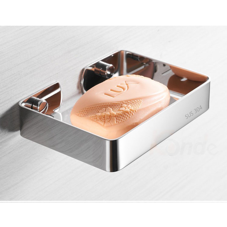 Khay để xà phòng inox 304-kệ để xà bông sus 304
