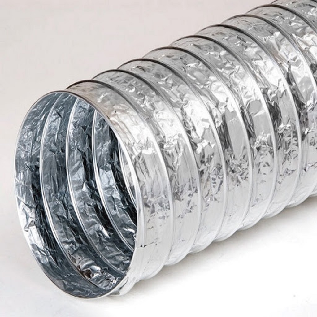 Ống gió bạc mềm d125mm dài 8m