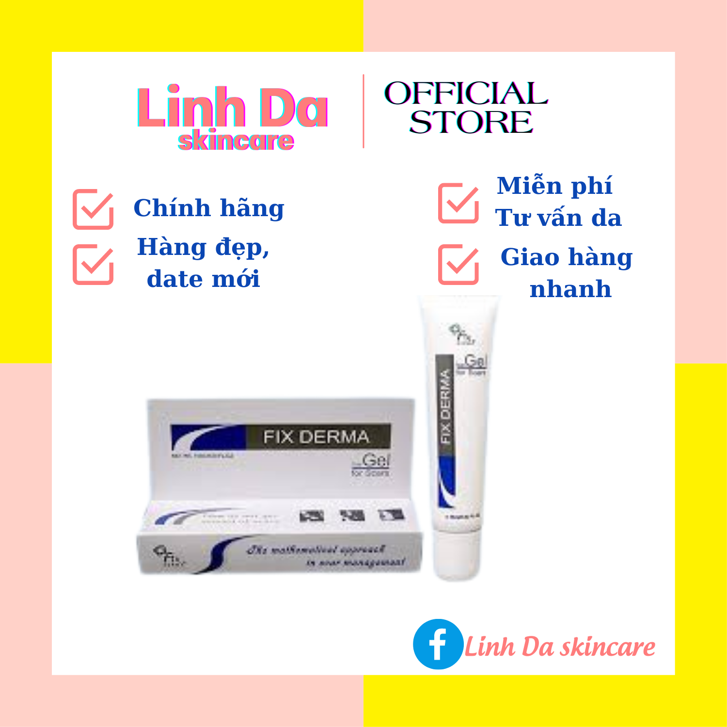Gel bôi mờ sẹo, mềm mịn da fixderma scar gel