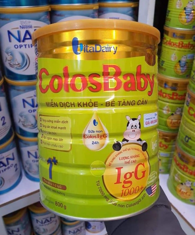 Sữa bột Colosbaby Gold 1+ 800gr (Date mới)