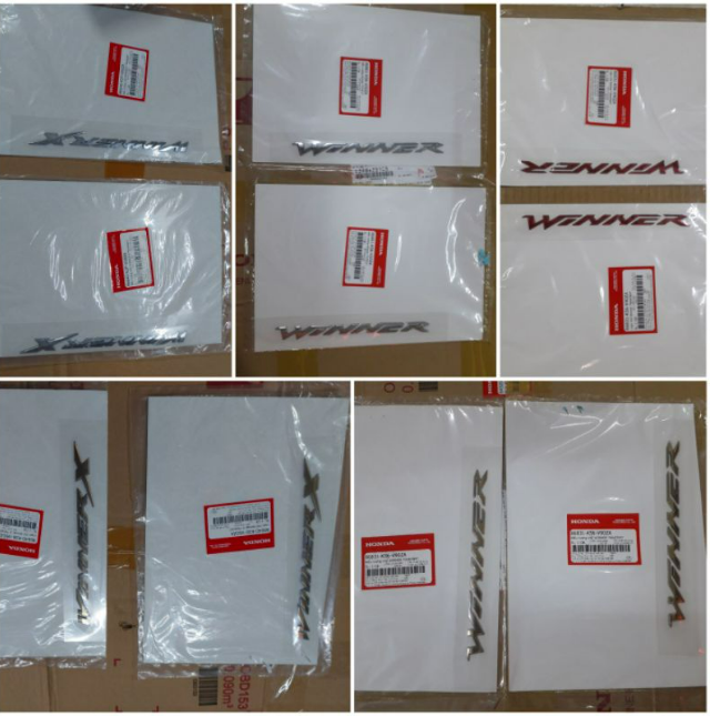 Logo chữ nổi Winner V1, Winner X chính hãng