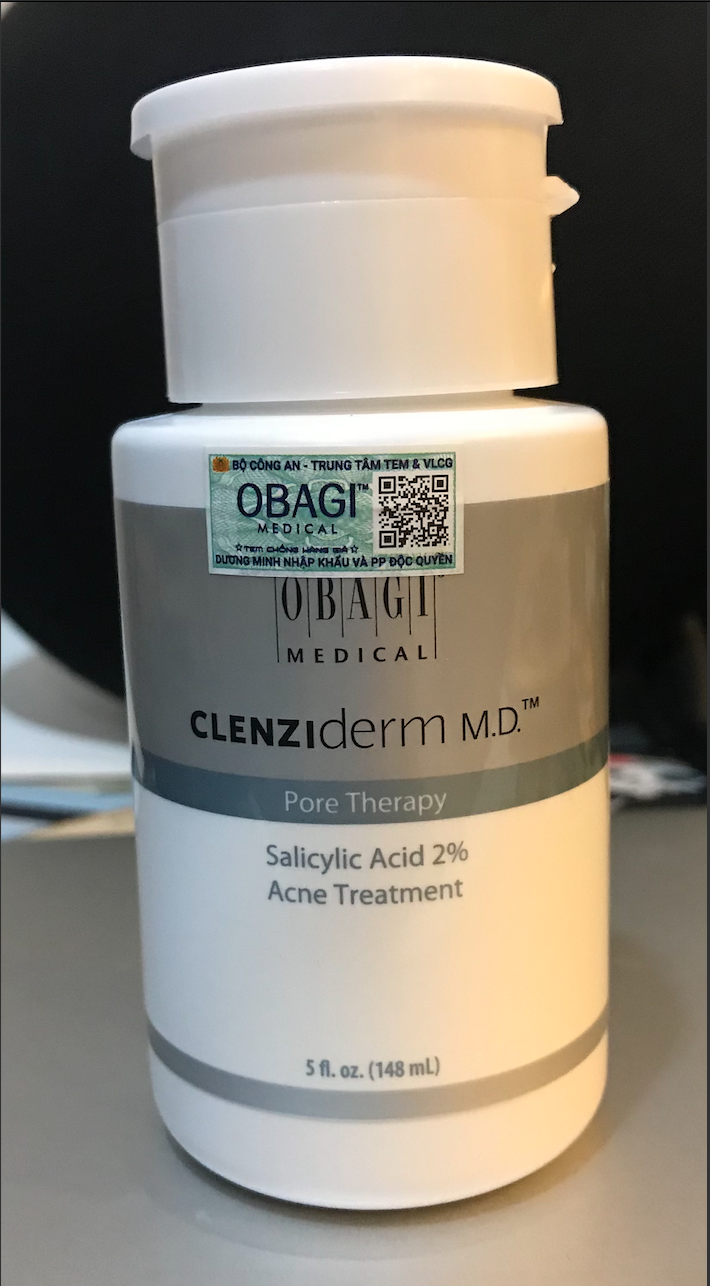 [HCM]Toner Cleniderm (BHA) Sali 2% Giảm Mụn Giảm Nhờn Làm Sạch Da 148ml