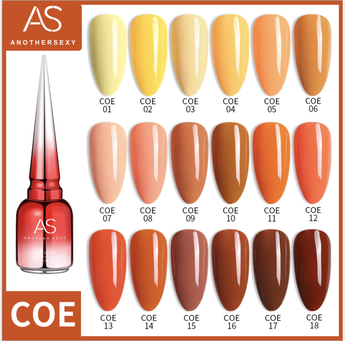 Sơn gel as mã coe 15ml