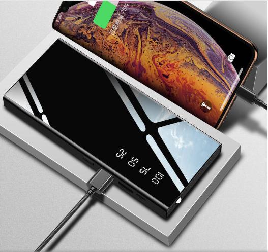 [HCM][BẢO HÀNH 1 ĐỔI 1 VÔ PIN CỰC NHANH] PIN SẠC DỰ PHÒNG CAO CẤP - SẠC DỰ PHÒNG LCD MÀ HÌNH GƯƠNG ĐEN BÓNG VÔ PIN NHANH CHÓNG DUNG LƯỢNG KHỦNG 28000MAH - PIN DỰ PHÒNG 2 CỔNG SẠC NHANH SẠC CÙNG LÚC 2 ĐIỆN THOẠI