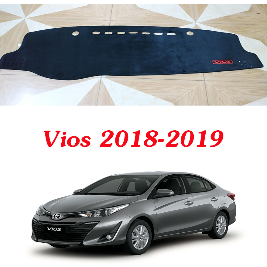 Thảm chống nắng taplo xe Vios 2018-2020 thảm nhung