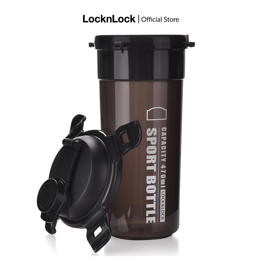 HPL931NBK-PR - Bình Nhựa Đựng Nước Sports Lock&Lock 470ML - Màu Đen