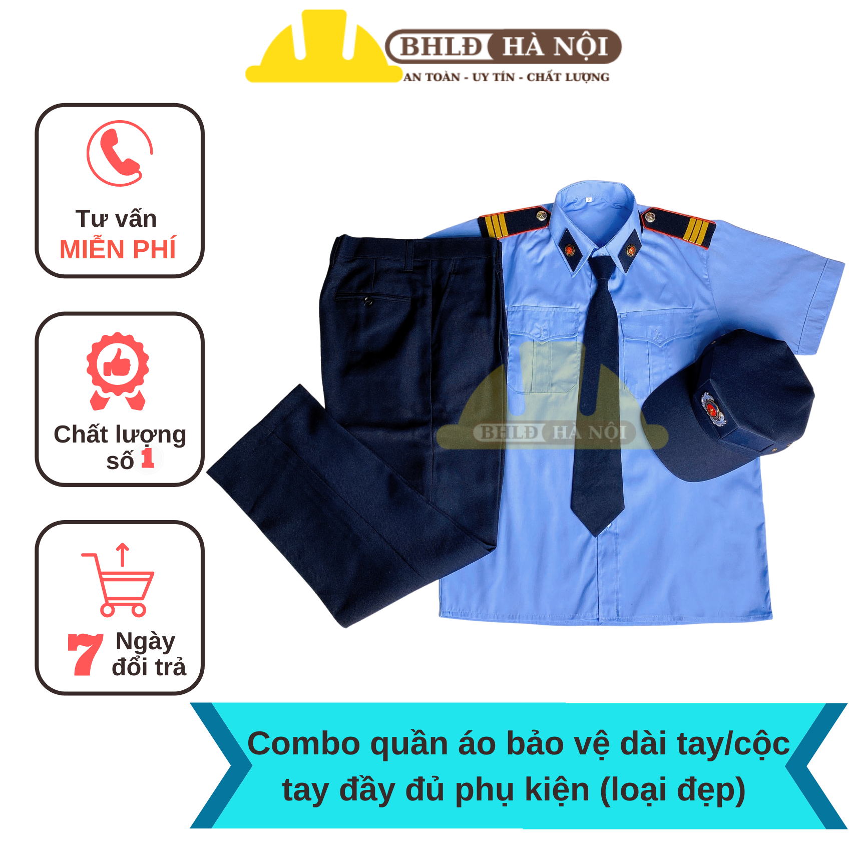 Combo quần áo bảo vệ + phụ kiện