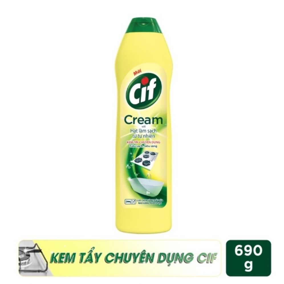 Kem tẩy Cif đã năng