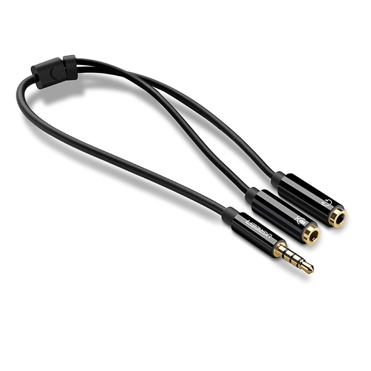 Cáp audio 1 ra 2 ugreen 30620 chính hãng