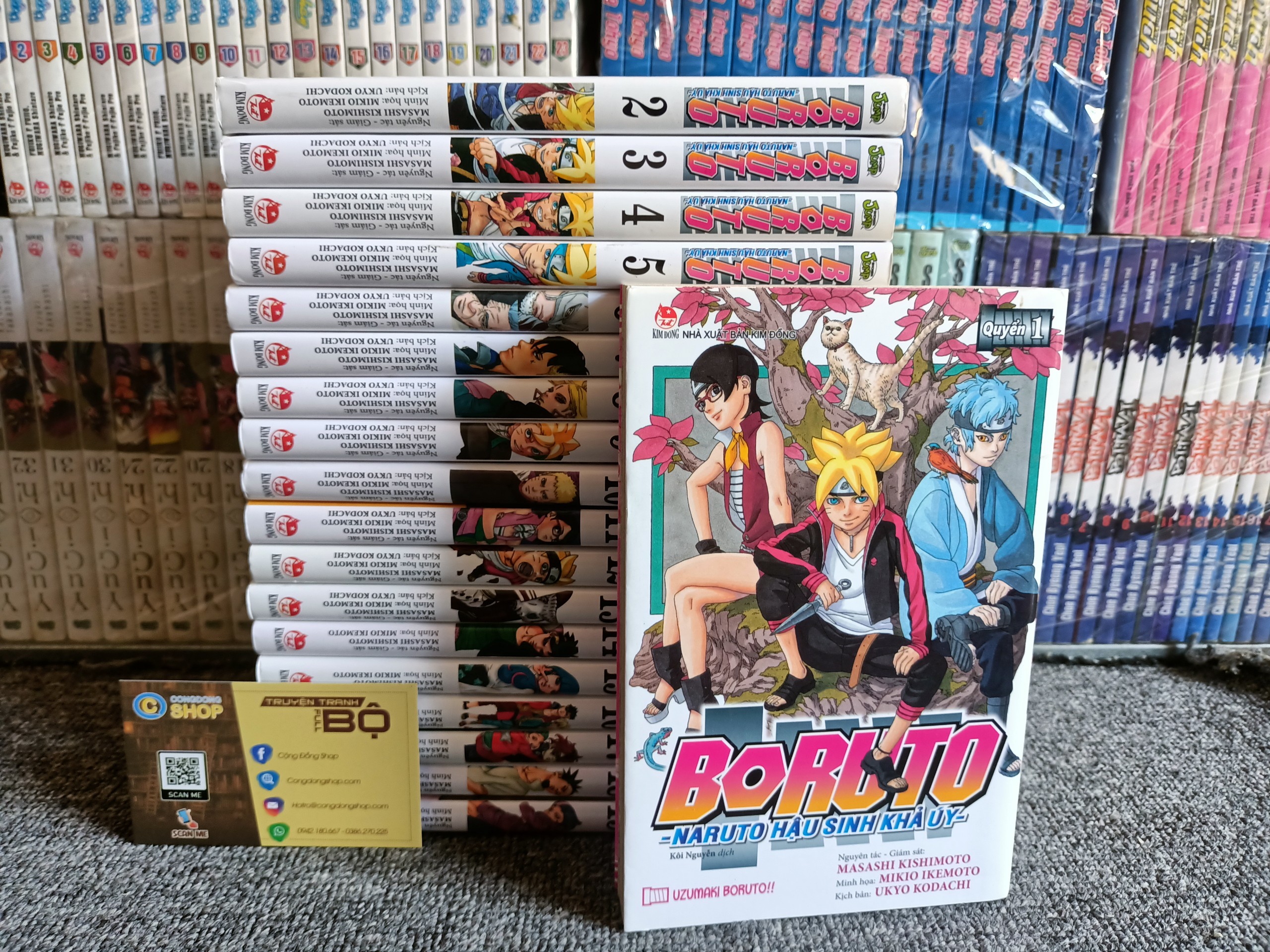 Truyện boruto - naruto hậu sinh khả úy trọn bộ 19 tập - nxb kim đồng