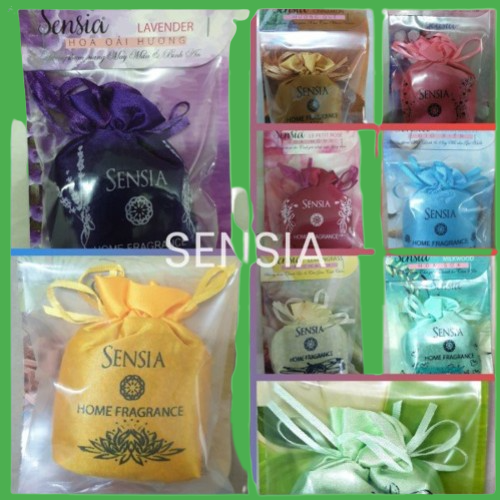 Túi hương thơm sensia 30g khử mùi trong gia đình và nội thất vật dụng tủ quần áo xe ô tô phòng vệ sinh....