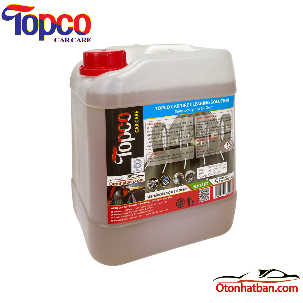 Dung dịch vệ sinh lốp topco