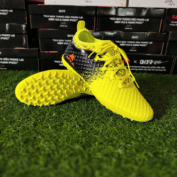 [ Phiếu bảo hành chính hãng ] Giày đá bóng Akka Speed đinh TF màu xanh nõn đen - giày đá bóng vizeno