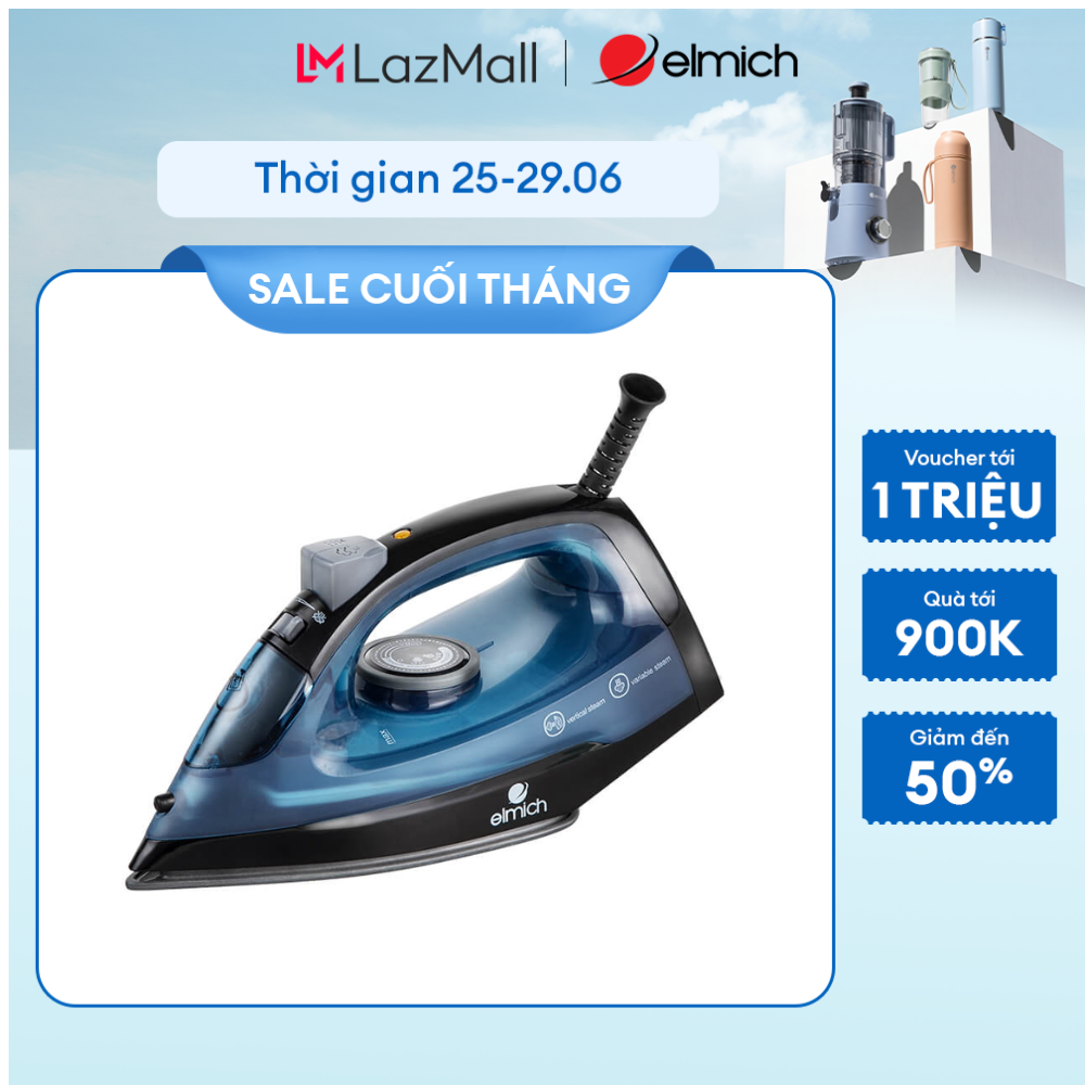 (Chỉ 15-17.07)Bàn là hơi nước Elmich SIE-3437