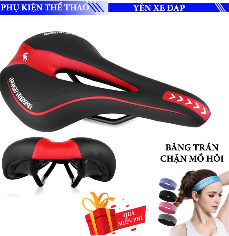 Yên xe đạp cao cấp chuyên dụng cho xe thể thao địa hình leo núi -Tặng băng trán chặn mồ hôi