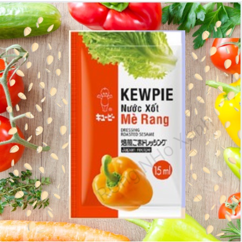 Nước Sốt Mè Rang KEWPIE, Nước sốt mè rang gói 15ml