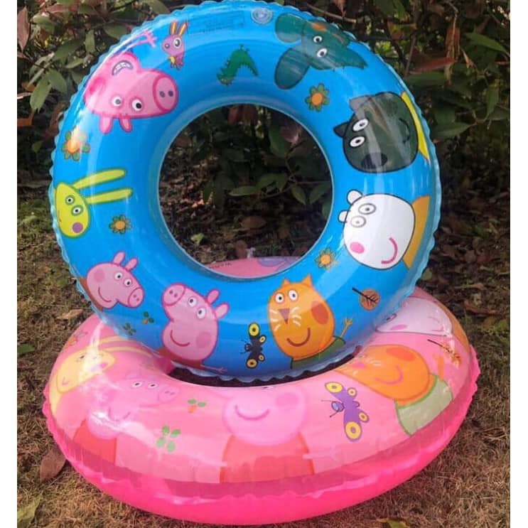 Phao bơi tròn hoa văn 80cm - - Phao bơi cho bé, Phao bơi trẻ em, người lớn-phao tập bơi-phao đi biển