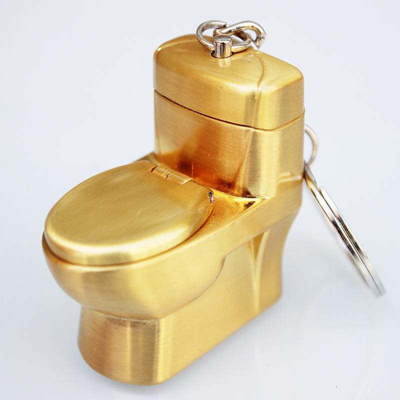 Bật Lửa Móc Khóa Hình Bồn Cầu Độc Đáo, Lạ Mắt