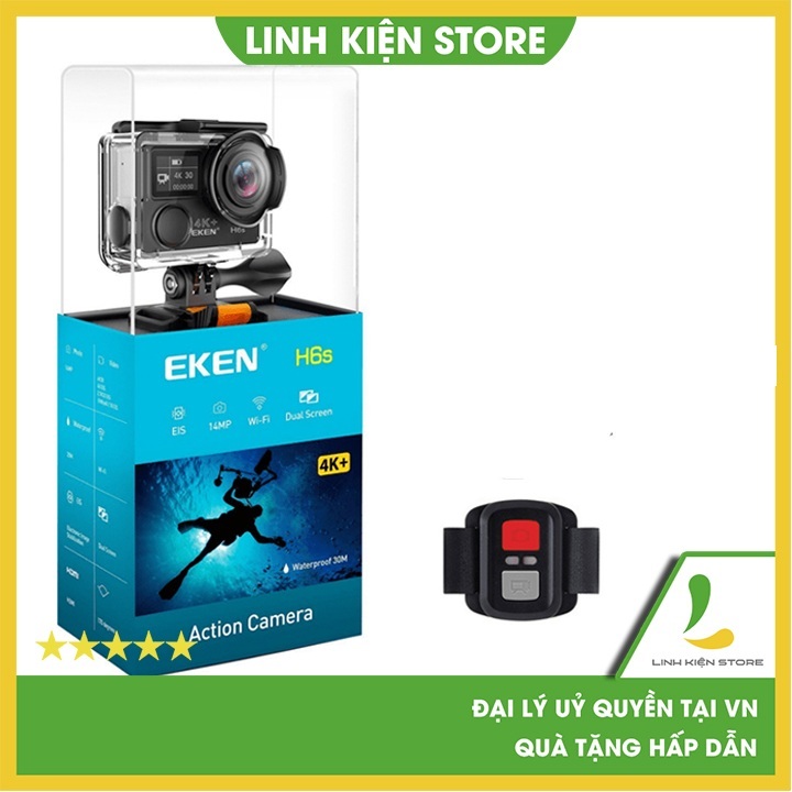 Camera hành trình eken h6s - 2 màn hình hỗ trợ wifi quay 4k sắc nét