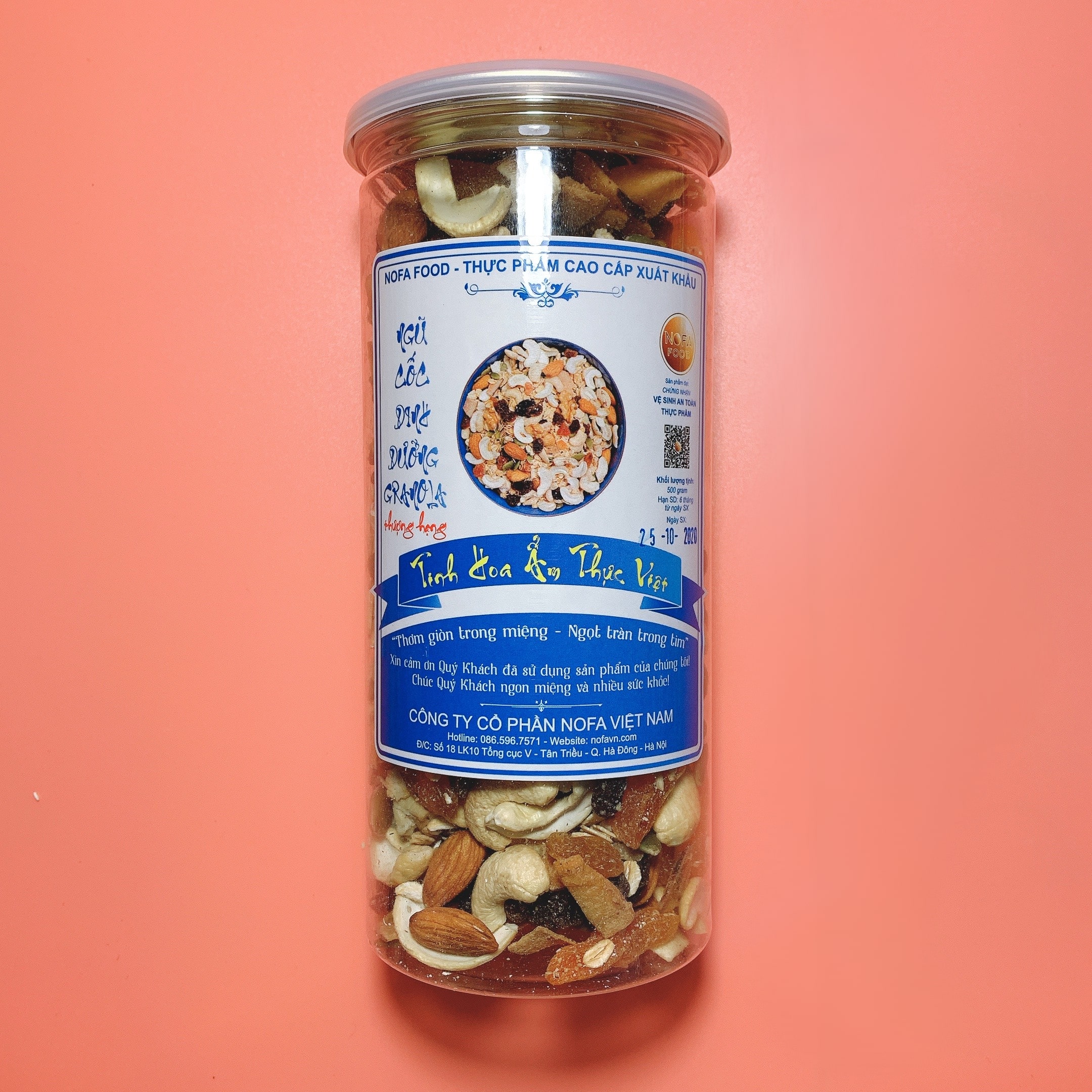 Ngũ Cốc Granola NOFA FOOD【Ăn Kiêng】Dinh Dưỡng Buổi Sáng Siêu Ngon 500g