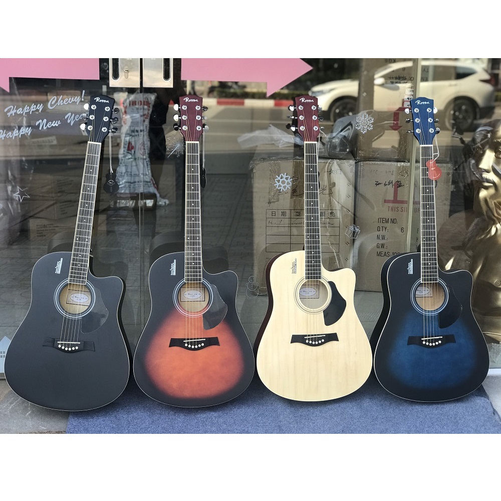 Đàn guitar acoustic rosen r135 chính hãng - tặng kèm full phụ kiện