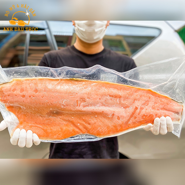 Cá hồi nauy fillet đông lạnh - nướng áp chảo - giao siêu tốc hcm