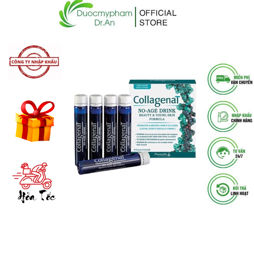 HÀNG NHẬP KHẨU - Nước Uống Trắng Sáng Da Collagen Thủy Phân CollagenaT PHARMALIFE - Chống Lão Hóa, Làm Săn Chắc Đàn Hồi Da - DuocmyphamDrAn