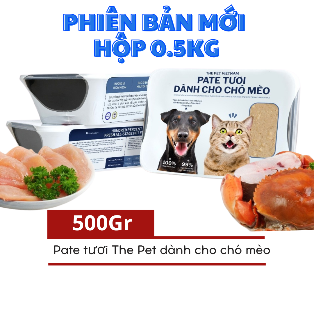 [GIAO HÀNG 4H] PATE TƯƠI THE PET CHO CHÓ MÈO - [Nông Trại Thú Cưng]