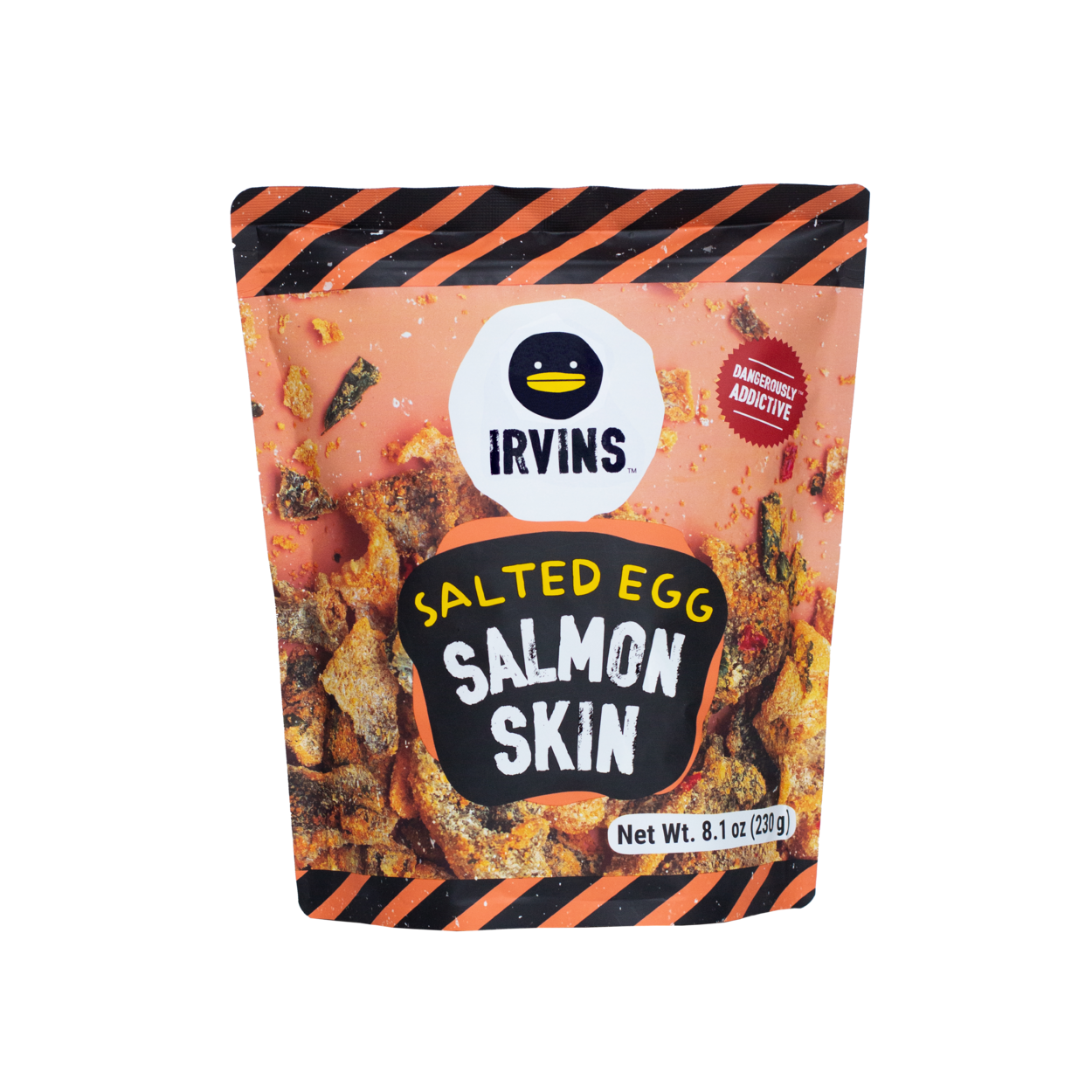 Da cá hồi trứng muối 230g irvins - salted egg salmon skin 230gram