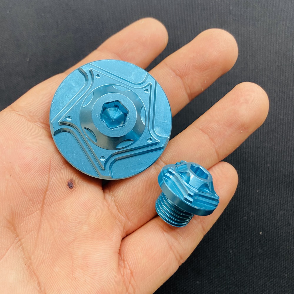 Mùa mưa bán lỗ - full bộ ốc mâm đề, bộ ốc lửa nhôm cnc cao cấp cho các dòng xe honda