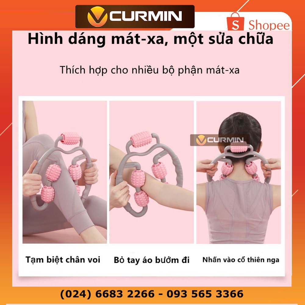 Con lăn yoga massage bắp tay, bắp chân, con lăn massage tiện dụng chất lượng cao
