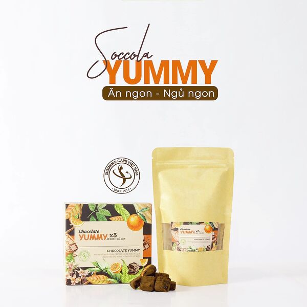 Kẹo Socola tăng cân Slimming care chocolate Yummy X3 - ăn ngon, ngủ ngon