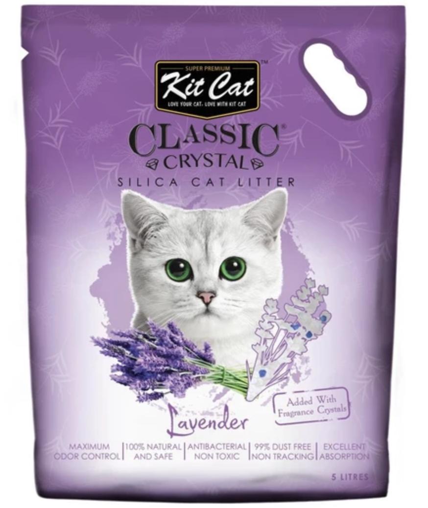 Cát vệ sinh cho mèo thuỷ tinh kit cat 5l