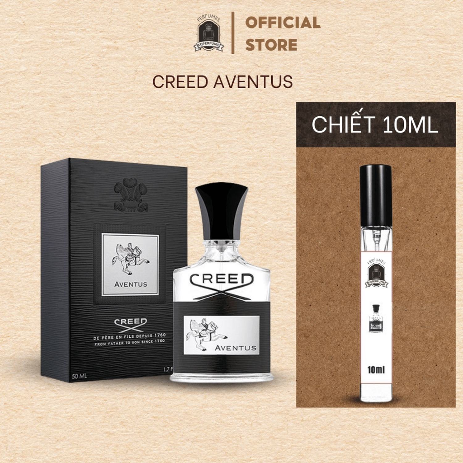 Nước hoa Nam Chiết Mini Creed Aventus chai chiết 10ml thơm lâu quyến rũ