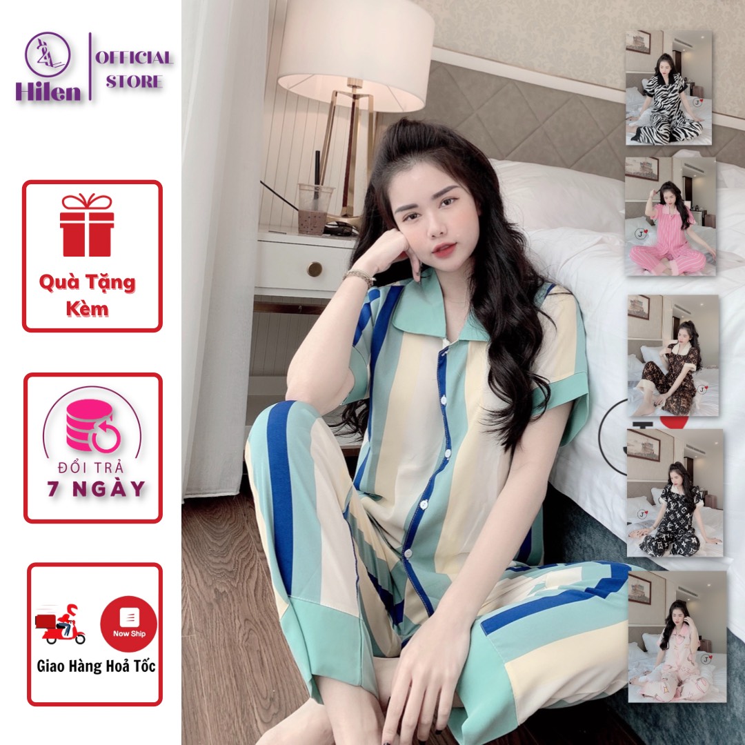 Đồ bộ pijama mango tay ngắn quần dài - hilen