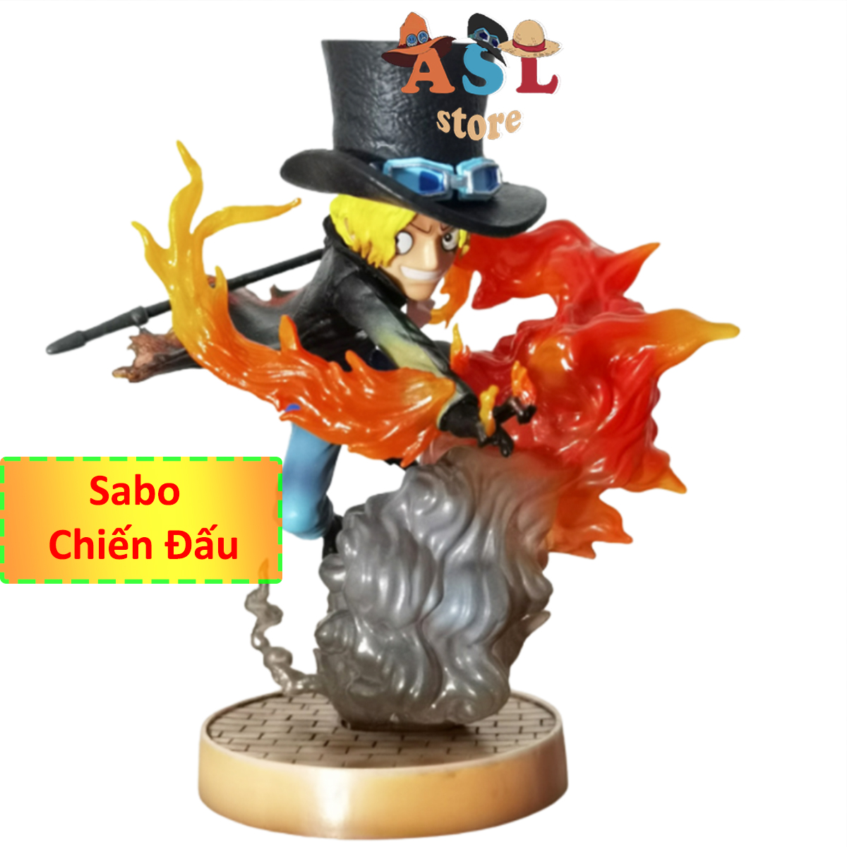 Mô hình one piece Sabo với sức mạnh mera mera nomi của Ace cao 12cm hiệu ứng đẹp - Mô hình Anime giá sỉ