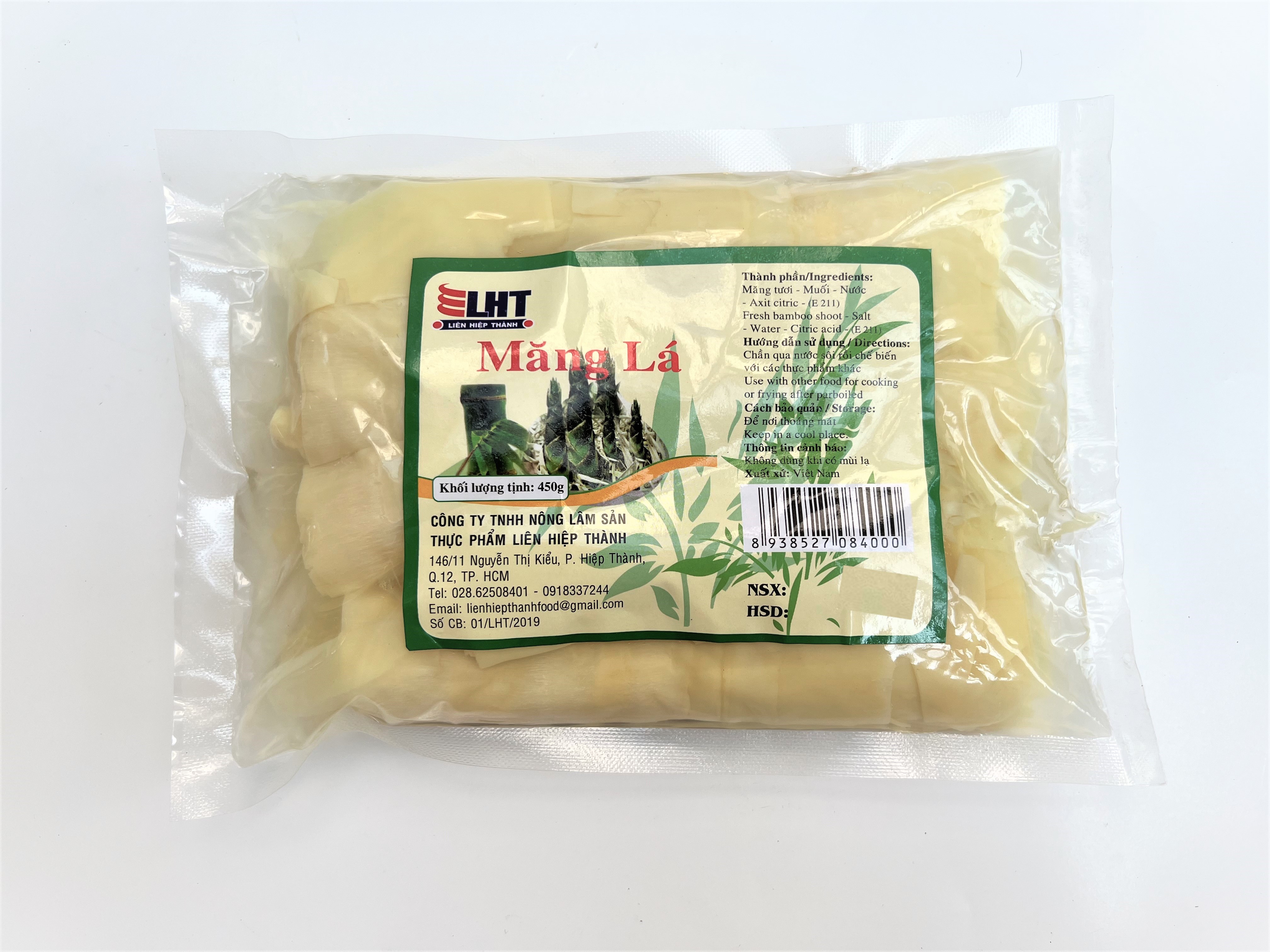 Măng lá sạch - LHT - KL Tịnh 450 gram