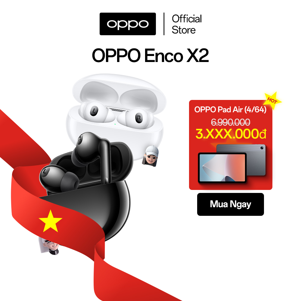 Tai nghe không dây oppo enco x2 - hàng chính hãng