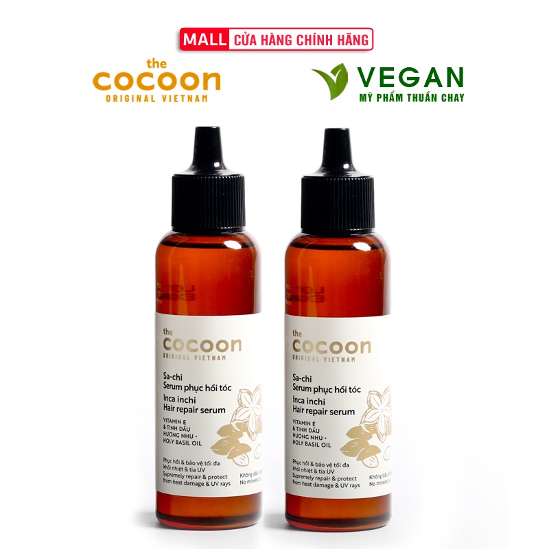 Combo 2 Chai Serum Sa-chi phục hồi tóc Cocoon