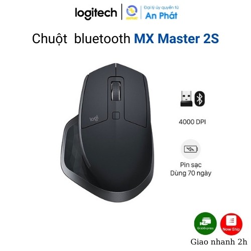 Chuột không dây Logitech MX Master 2S Wireless - Chính hãng
