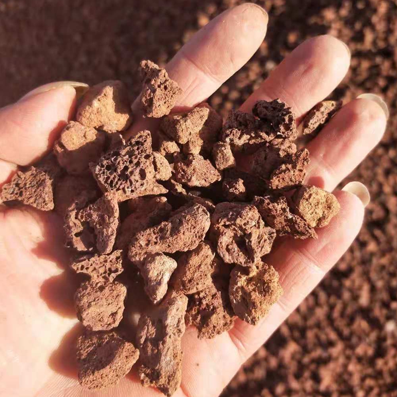 0,5kg Nham thạch đỏ - Vật liệu lọc hồ cá cảnh, hồ thủy sinh, tép cảnh- Mộc Nhân Farm