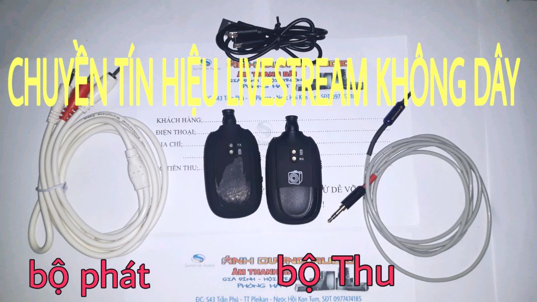 Bộ thu phát tín hiệu LIVESTREAM không dây