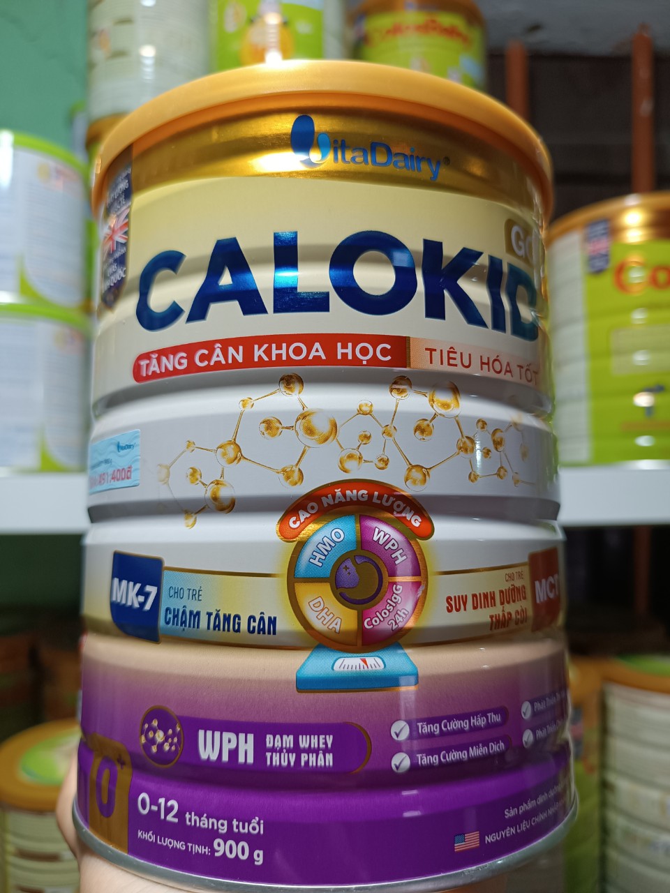Sữa calokid gold mẫu mới số 0+