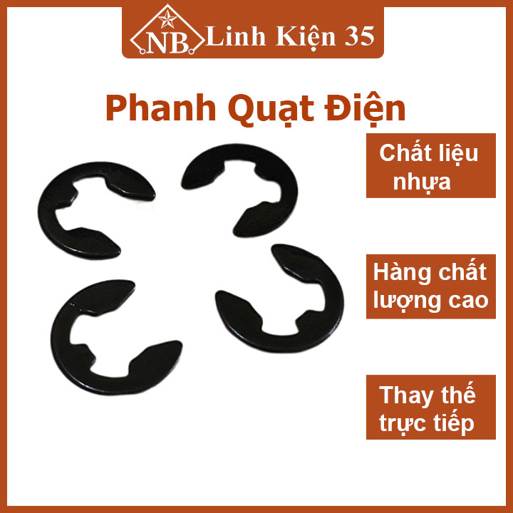 Phanh cánh quạt điện gài vào rãnh trục 8mm của quạt lắp cho các loại quạt bàn, quạt cây,..