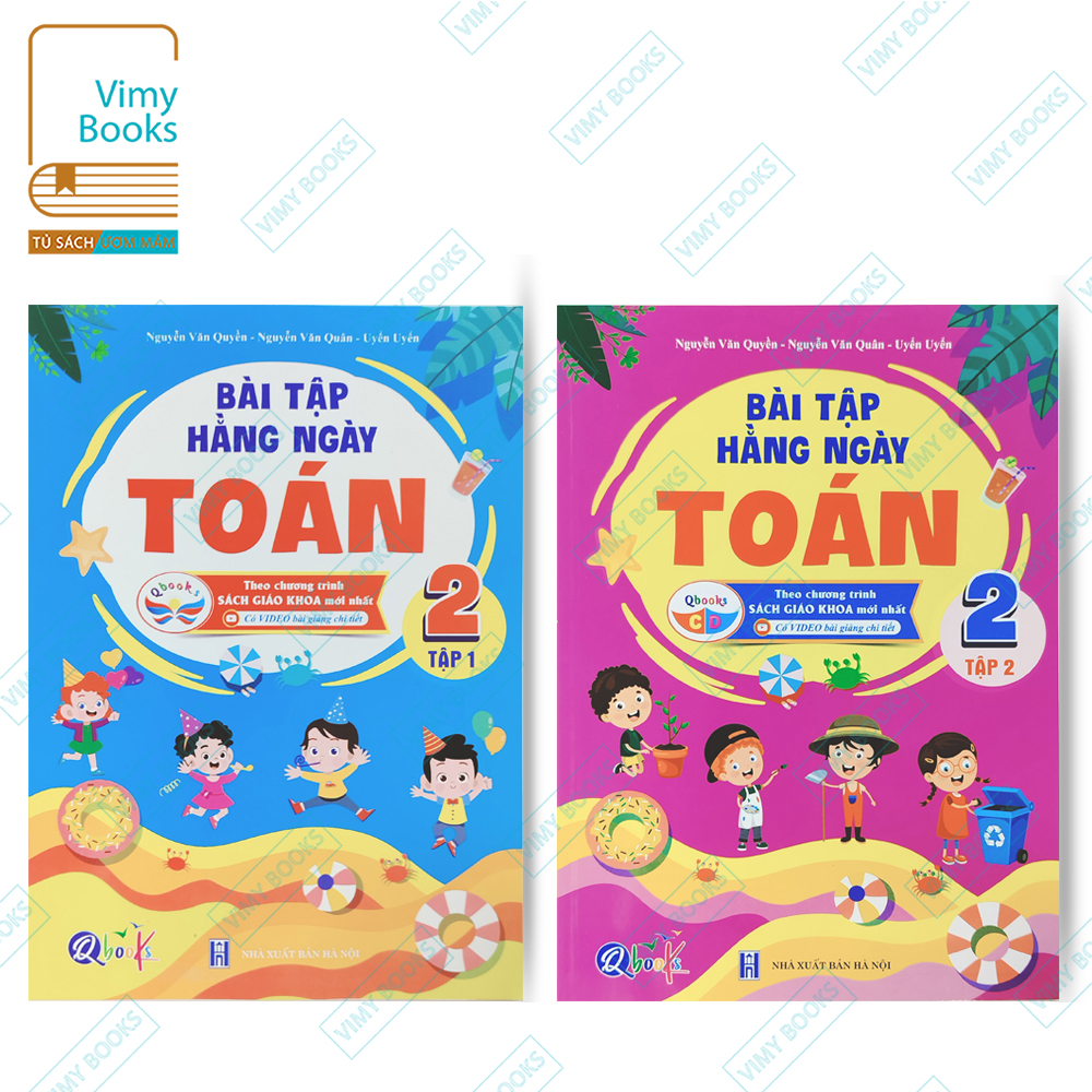 Sách - Bài Tập Hằng Ngày Toán Lớp 2 Cánh Diều - Combo 2 Tập