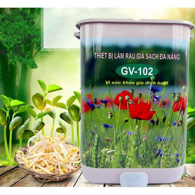 Tự làm giá đỗ, làm giá đỗ tại nhà, làm giá đơn giản từ các loại đậu, rau mầm, Máy làm giá đỗ GV102 tự động tiện lợi cho một cuộc sống xanh, đảm bảo an toàn bữa ăn gia đình bạn